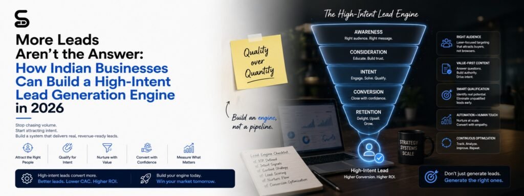 High-intent lead generation India
